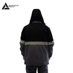 Куртка зимняя мужская «СЕВЕРНАЯ ШИРОТА» цв.серый/черный