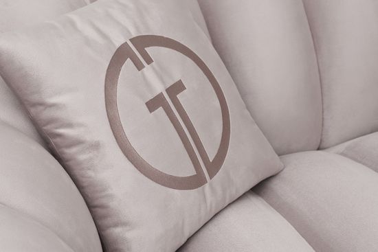 Диван Fabio двухмест. велюр бежевый Colt1001-SERROS 182*95*72см