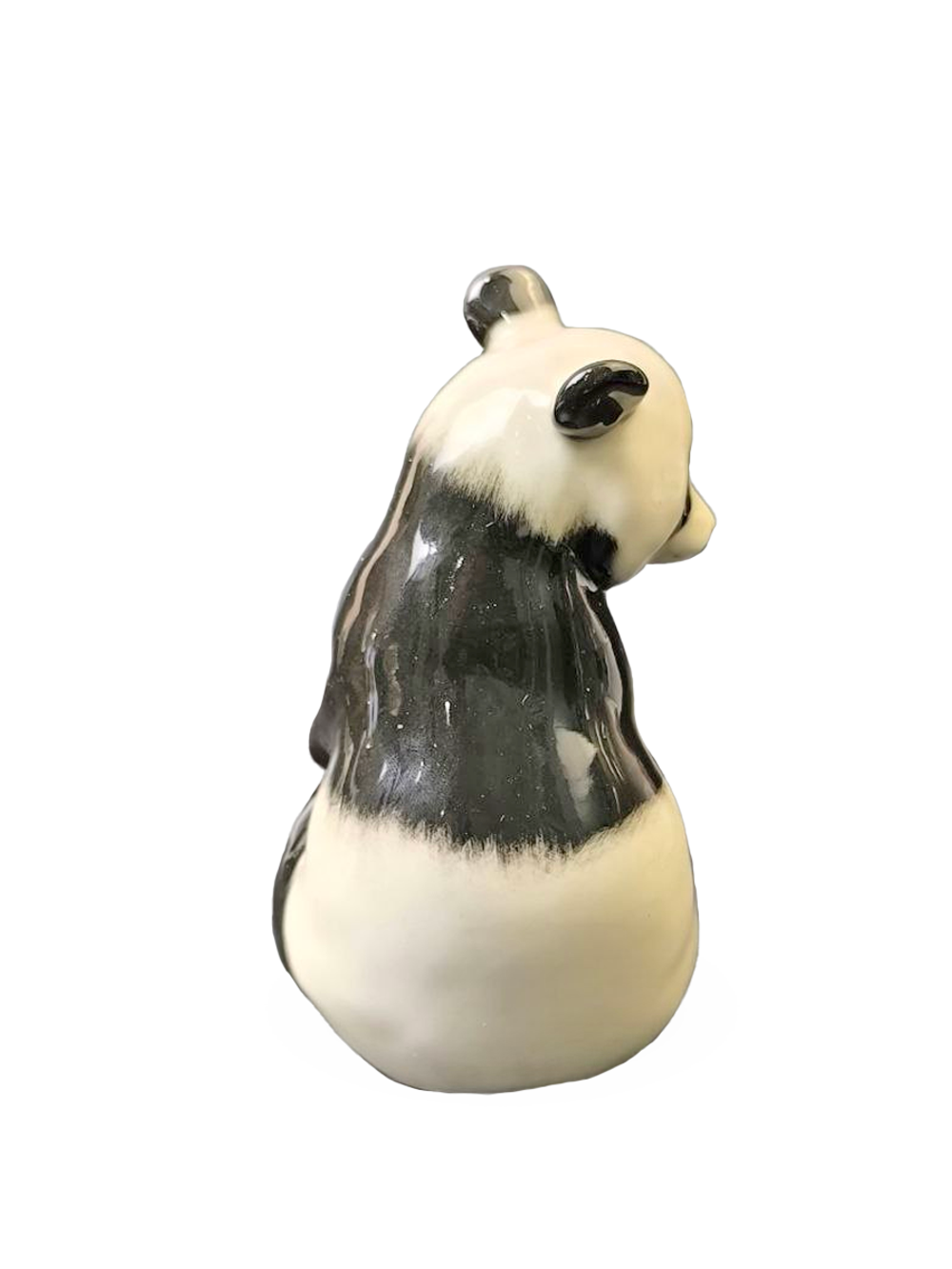 Фарфоровая статуэтка "Панда сидит" ЛФЗ