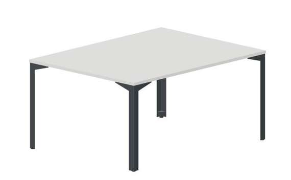 Составной стол на 2 рабочих места 118х156,6х75см, без отверстий