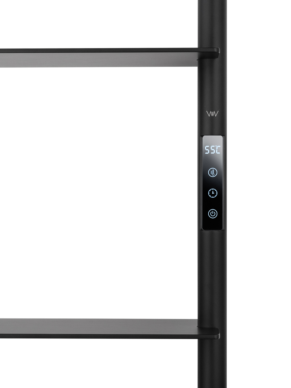 Полотенцесушитель электрический WONZON & WOGHAND DÜSSELDORF, Черный матовый (WW-A205-MB)