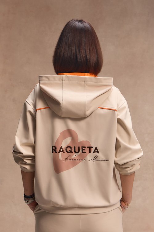 Толстовка на молнии, RAQUETA x А.Мыскина