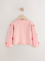 Кардиган для девочки Next E25-142, Розовый