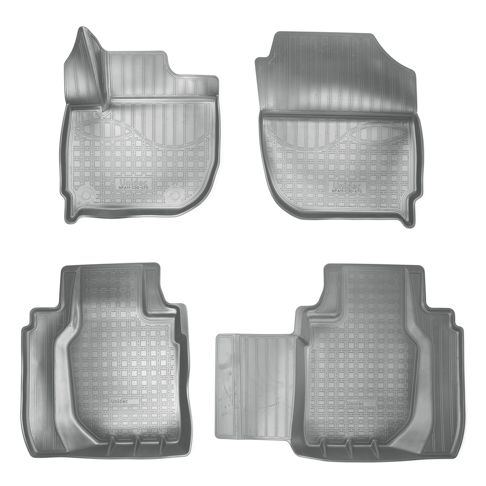 Ковры в салон Norplast/Unidec для Honda HR-V II (2015-), Серый, арт.NPA11-C30-470-G