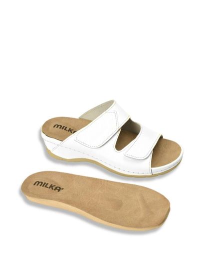 «Iskra» | Женские сабо (белый)