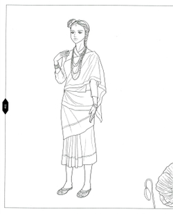 World Girl. Coloring Book