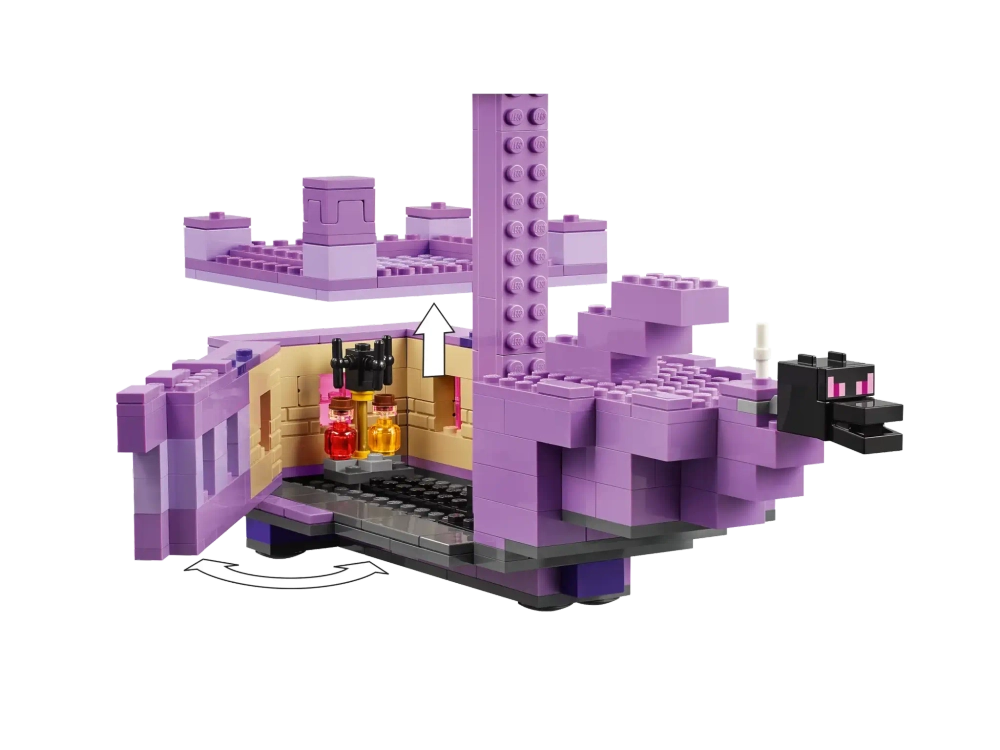 Конструктор LEGO Minecraft 21264 Дракон и корабль Эндера