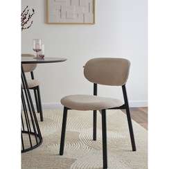 Стул Round, ванильная рогожка