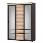 Шкаф-купе (1,5м) "Берген"(Дуб Венге/Дуб Делано)