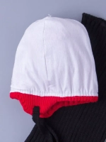 Шапка детская осенняя вязаная и снуд