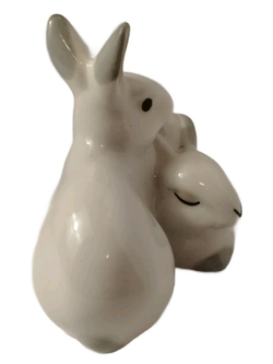 Фарфоровая статуэтка "Зайцы" Артель, СССР, 1960-1980 гг.
