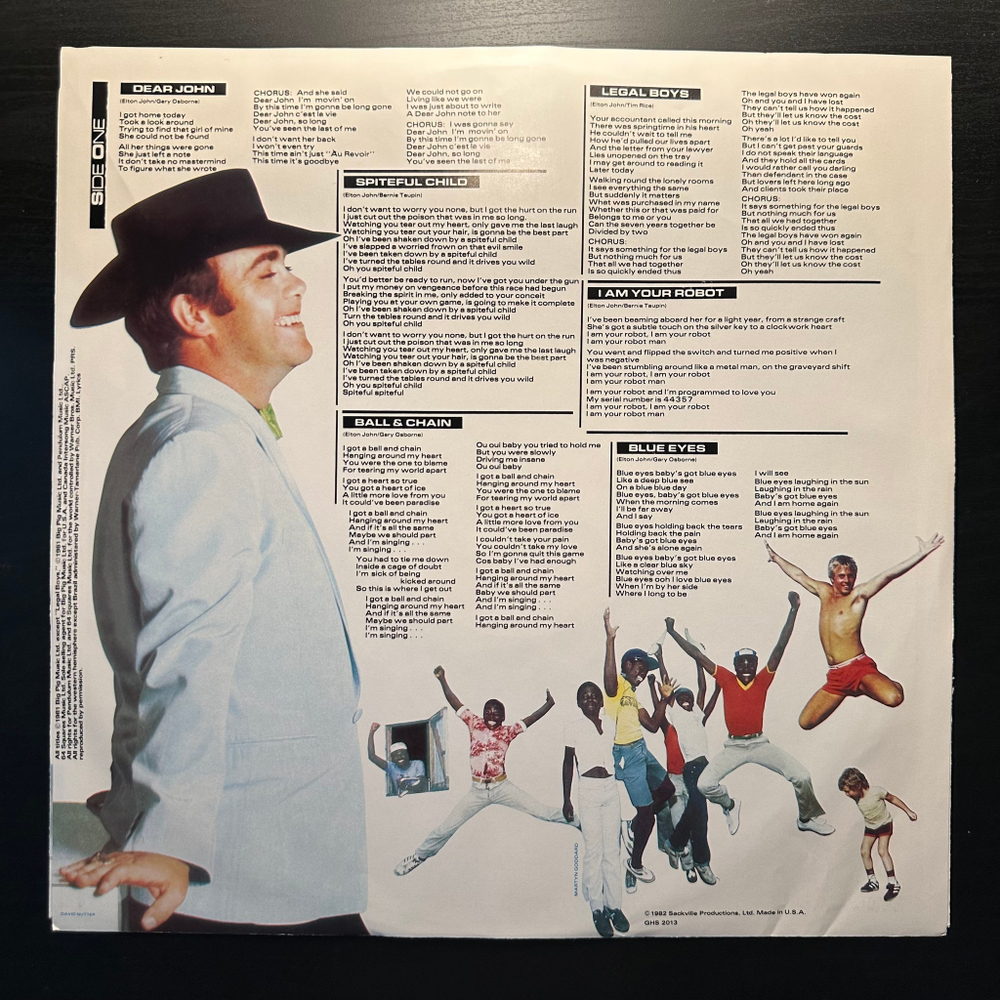 Elton John - Jump Up! (США 1982г.)