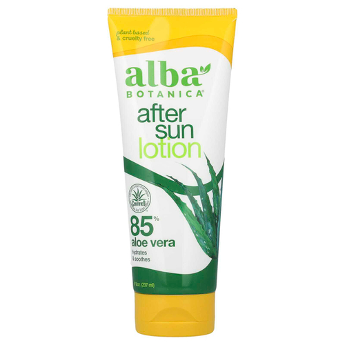 Alba Botanica, лосьон после загара, 85% алоэ вера, 237 мл (8 жидк. унций)