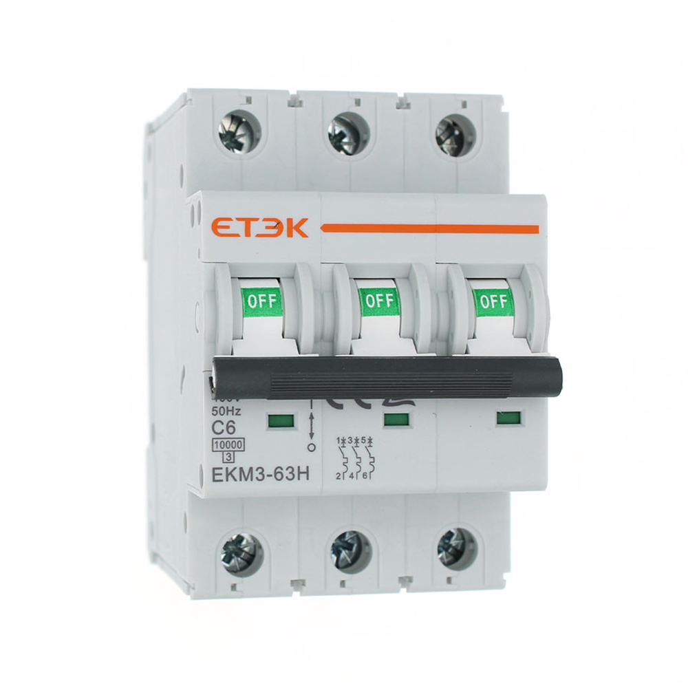 Автоматический выключатель 3P 6А С
