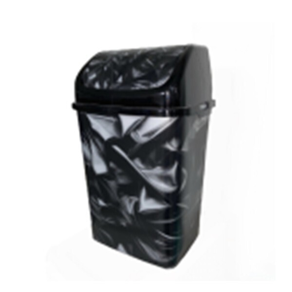 Ведро для мусора "Камелия", №3 18 л АТЛАС черное1/12 РП-1013