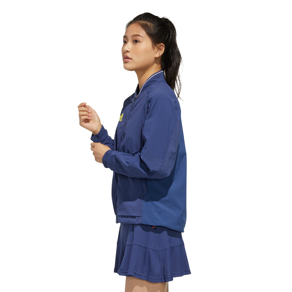 Женская теннисная куртка Adidas Women Streatch Woven Jacket - Blue
