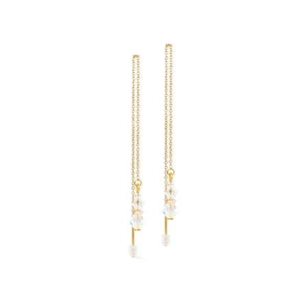Серьги Coeur de Lion Crystal-Gold 4633/20-1816