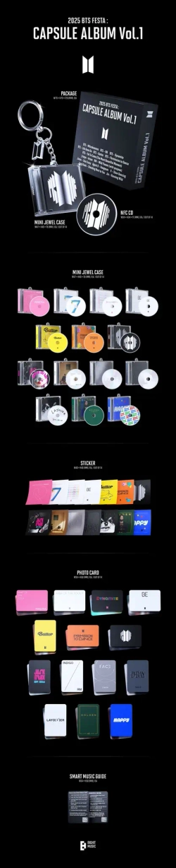 BTS - 2025 BTS FESTA : CAPSULE ALBUM Vol.1 | С ПОДАРКАМИ