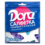 Салфетка из микрофибры универсальная с рисунком 30*30см «Dora»