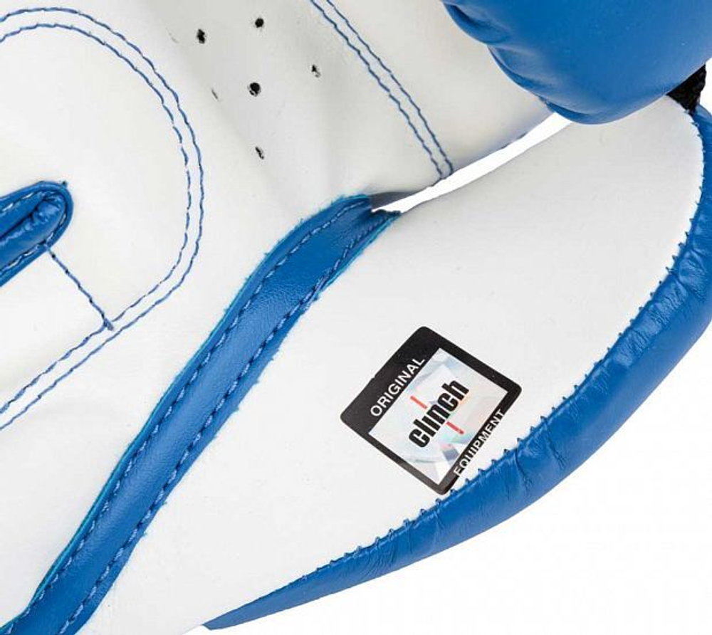 Перчатки боксерские Clinch Fight 2.0 сине-белые C137