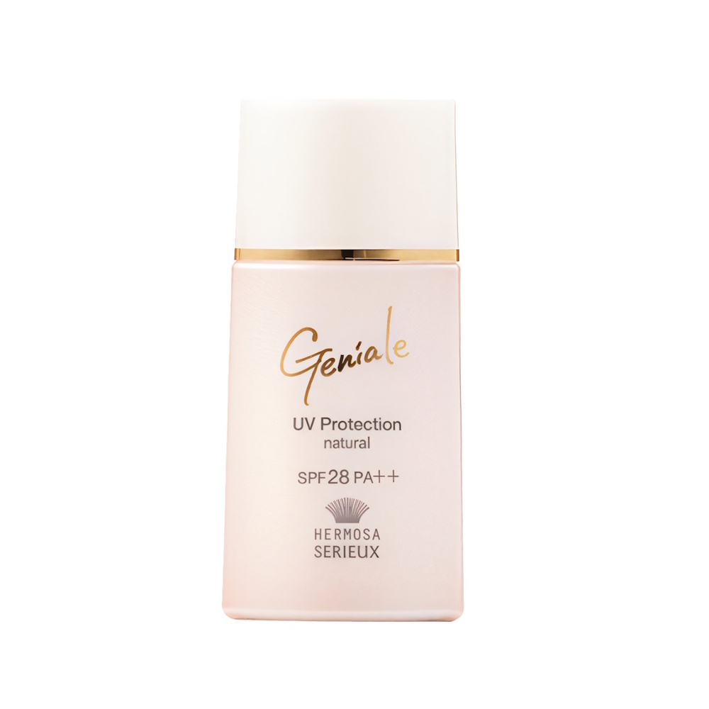 Омолаживающий санскрин и тональная основа 2 в 1 SPF28/PA++ HERMOSA Serieux Geniale UV Protection