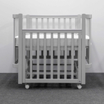 Детская кровать Antemi Terra Light New с маятником, Серый