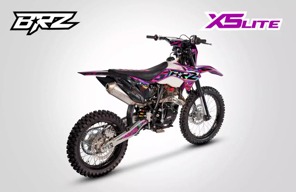 Эндуро мотоцикл - BRZ X5 LITE 250cc 19/16 PURPLE/BLACK ZS172FMM-3