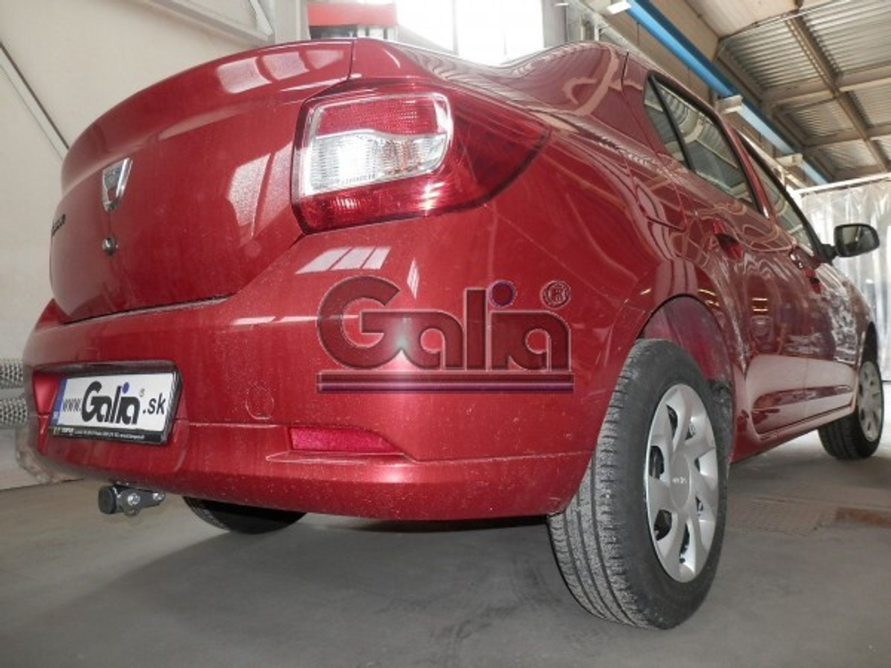 Фаркоп оцинкованный Galia D043C для Renault Logan II седан 2014-(паспорт и сертификат в комплекте)(без электрики)