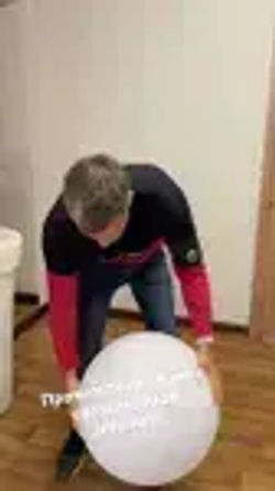 Уличный одноцветный светильник шар 60 см, от сети 220 В