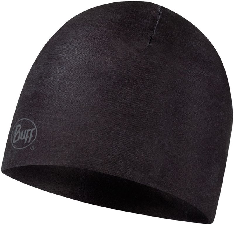 Тонкая теплая спортивная шапка Buff Thermonet Hat Bardeen Black Фото 5