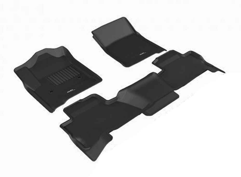 Коврики салона Sotra 3D LUX для Chevrolet Tahoe IV/Cadillac Escalade 2015- черные. Артикул ST 74-00624