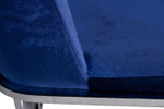 GY-DC8365-B Стул велюр синий/хром 54*56*89см