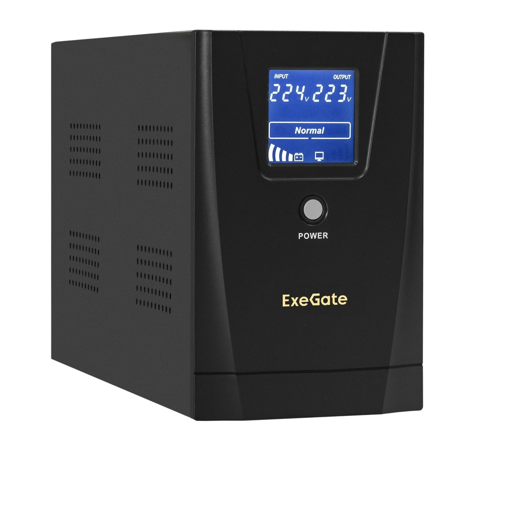Источник бесперебойного питания  Exegate SpecialPro Smart LLB-2000.LCD.AVR.1SH.2C13.RJ.USB