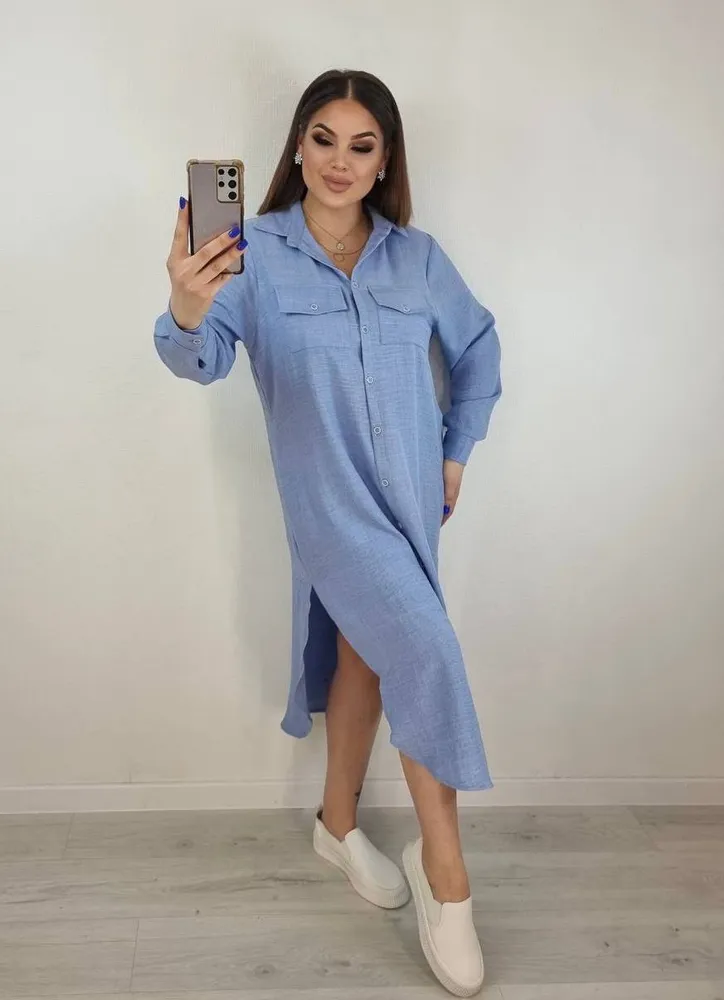 Платье-рубашка 01486-2 Fabrika