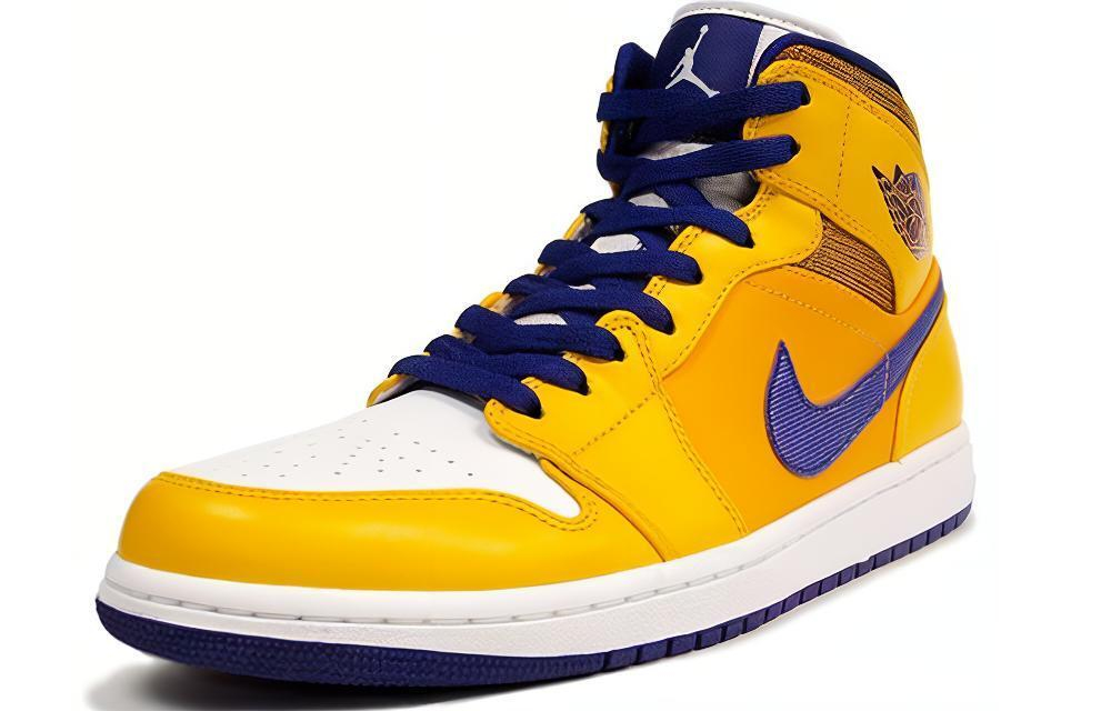Кроссовки Jordan Air Jordan 1 Mid Lakers