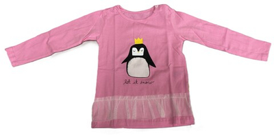 Лонгслив для девочки произ-ва Турция цвет розовый на рост 68 и 74 см