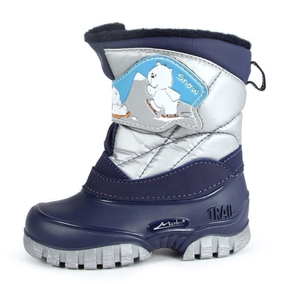 Марко Сапожки 26 синий/серый 949152