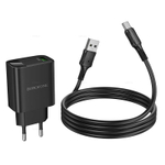 Зарядное устройство на Micro QC3.0 Borofone BA95A (black)