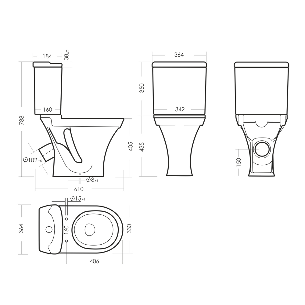 Унитаз-компакт "Нева" СТАНДАРТ (кос, нижн, арм. 1 реж., сид. полипроп.) (Sanita)
