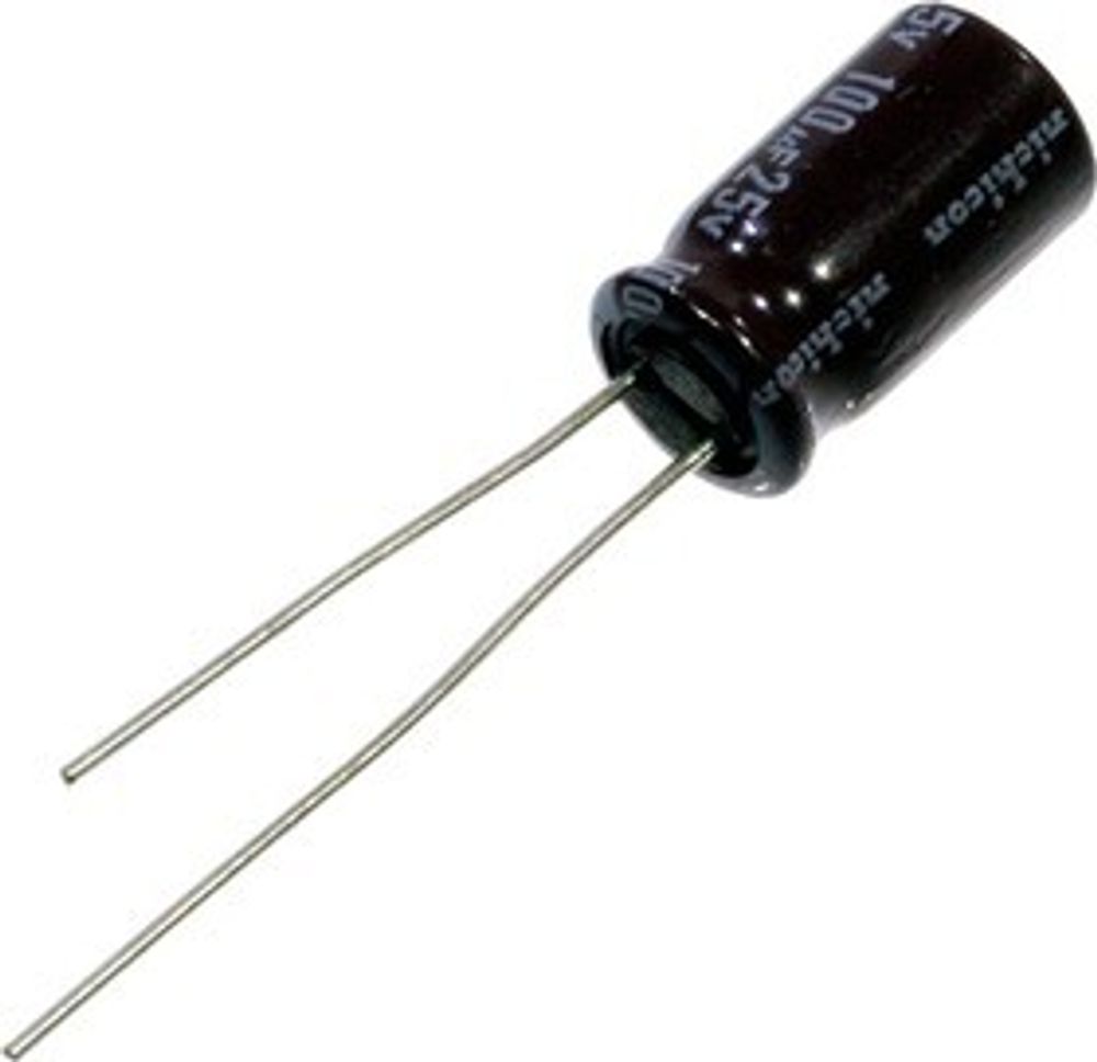 Электролитический импорт (К50-35) 100 мкФ 25В