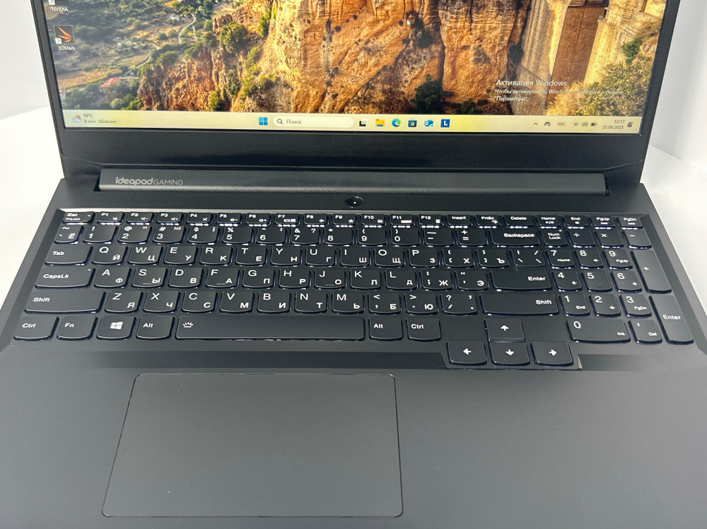 Ноутбук Lenovo IdeaPad Gaming 3 15ACH6 82K200H1RK 15.6"/AMD Ryzen 5 5600H/RAM 8 GB/SSD 512 GB/Nvidia RTX3050 4GB/1920x1080/IPS/DOS/АПодсветка кл-ры: LED/Черный. Состояние: B1