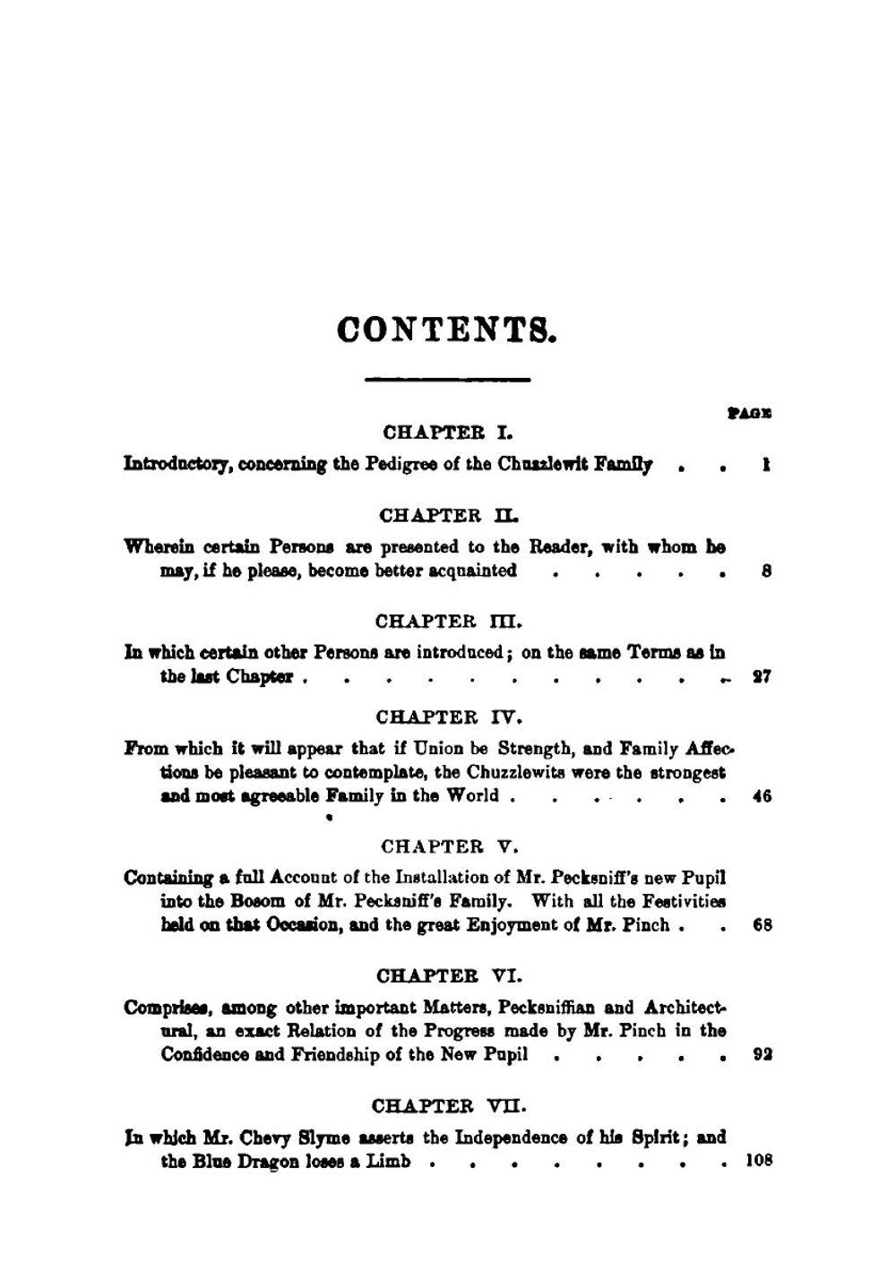 The Life and Adventures of Martin Chuzzlewit | Charles Dickens