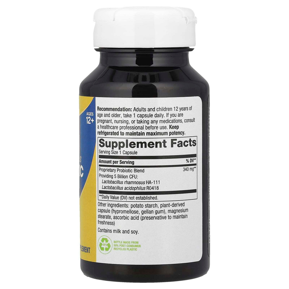 Nature's Way, Primadophilus®, пробиотик, для детей старше 12 лет, 5 млрд КОЕ, 90 капсул
