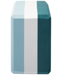 Блок для йоги YB-201 EVA, изумрудная радуга