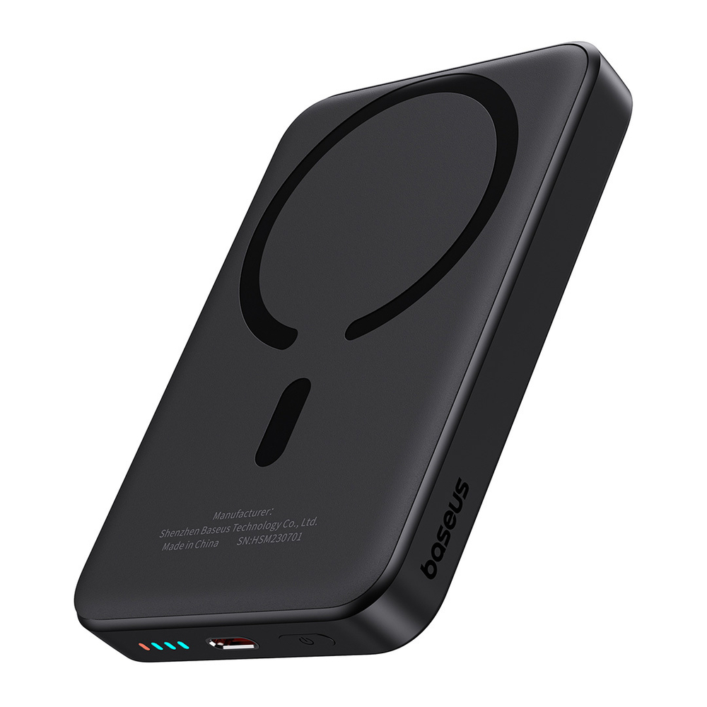 Беспроводной внешний аккумулятор Baseus Magnetic Mini Air C+Qi 10000mAh 20W (MagSafe) - Cluster Black