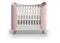 Кроватка KIDI Soft mini cпальное место 60*120 см (розовый)