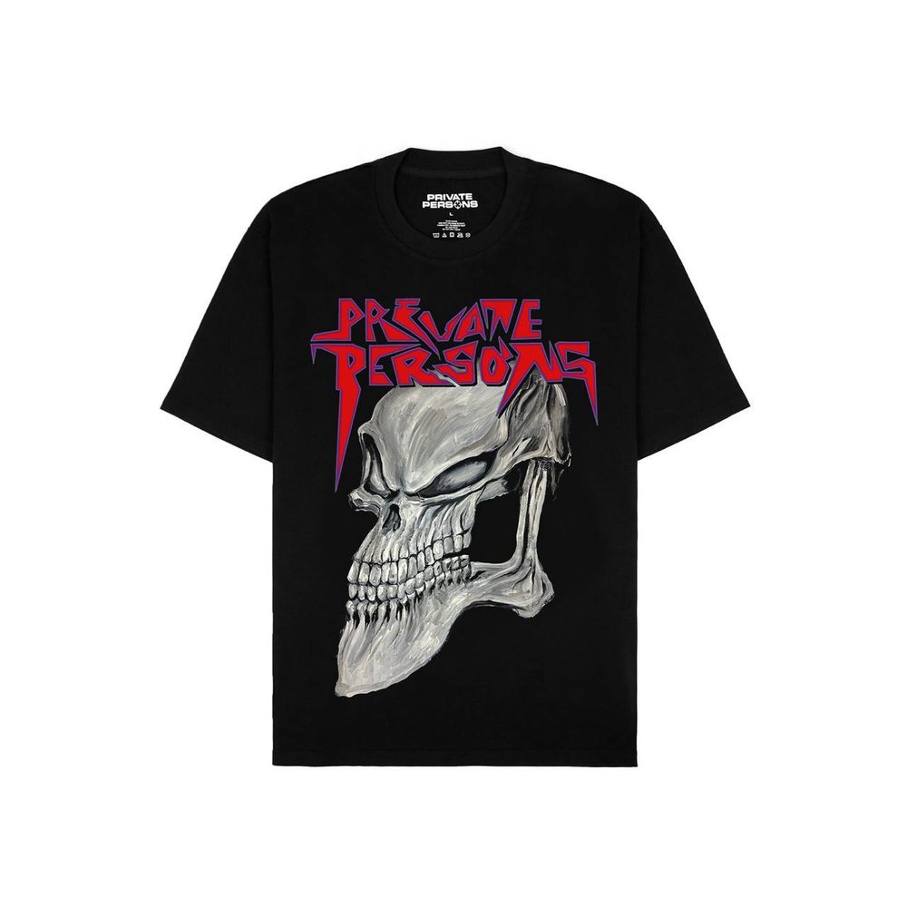 "COMPRESSED SKULL" TEE