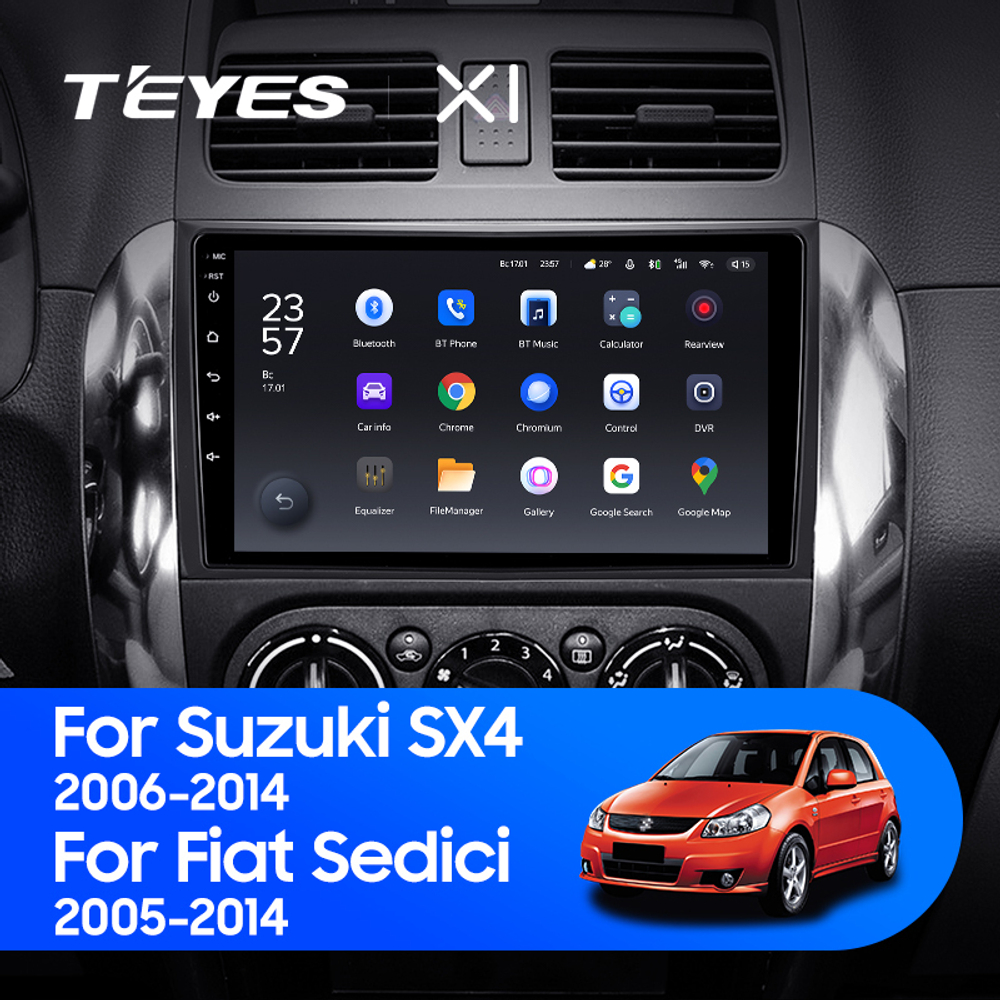 Teyes X1 9" для Suzuki SX4 2006-2014