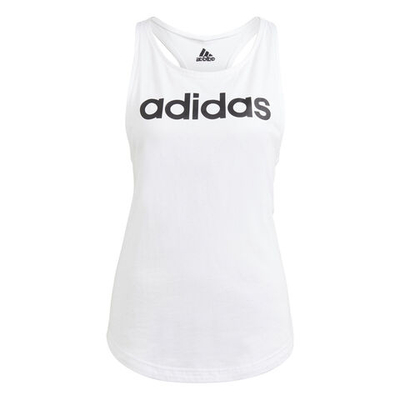 Женская теннисная майка adidas Linear Tank Top Women - White, Black