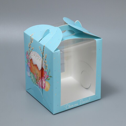 Складная коробка под маленький торт «Пасха», 15 × 15 × 18 см 9132674